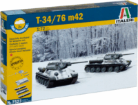 Italeri T 34/76 m42 harckocsi műanyag modell (1:72)