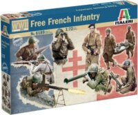 Italeri II. világháborús szabad francia csapatok műanyag modell (1:72)