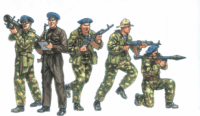 Italeri Szovjet Speciális Erők katonái a '80 évekből műanyag modell (1:72)