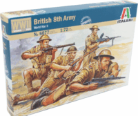 Italeri II. világháborús brit 8.hadsereg katonái műanyag modell (1:72)