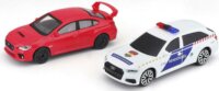 Bburago Audi A6 rendőrautó 2 darabos fém modell (1:43)