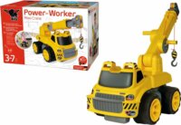 BIG Power-Worker Maxi Építőipari bébitaxi daruval - Sárga