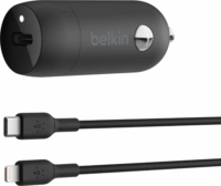 Belkin BoostCharge USB-C Autós töltő - Fekete (30W)