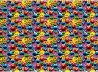 Schmidt Spiele Szezám utca Ki, hogyan, mi? - 1000 darabos puzzle