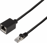 Logilink S/FTP CAT6a Hosszabbító kábel 10m - Fekete