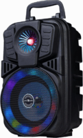 Gembird SPK-BT-LED-01 Hordozható bluetooth hangszóró - Fekete