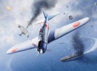Academy A6M2B Zero Fighter 21 repülőgép műanyag modell (1:48)