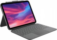 Logitech Combo Touch Apple iPad 10,9" Billentyűzetes Tok - Oxfordi Szürke (UK)