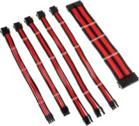 Kolink Core Adept tápkábel hosszabbító szett - Fekete/Piros