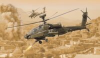 Italeri AH-64D Longbow Apache helikopter műanyag modell (1:48)