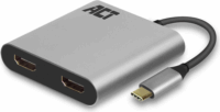 ACT AC7012 USB-C apa - Dual HDMI anya Adapter (Bontott)