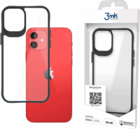 3mk Satin Armor Case+ Apple iPhone 12/12 Pro Tok - Átlátszó/Fekete