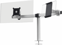 Durable 508823 21"-27" LCD TV/Monitor asztali tartó kar + táblagép tartó - Ezüst