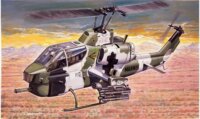Italeri AH-1W SuperCobra helikopter műanyag makett (1:72)