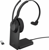 Jabra Evolve2 55 (UC) Wireless Mono Headset - Fekete + Állvány