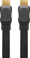 Goobay 61279 HDMI - HDMI 2.0 Lapos kábel 2m - Fekete