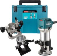 Makita RT0702CX2J Felsőmaró Élmaró készlet kofferben (710W / 6-8mm)