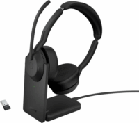 Jabra Evolve2 55 (UC) Wireless Stereo Headset - Fekete + Állvány