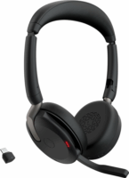 Jabra Evolve2 65 Flex Duo Wireless Headset - Fekete