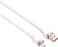 Ldnio LS821 USB-A apa - Micro USB apa 2.0 Adat és töltőkábel - Fehér (1m)
