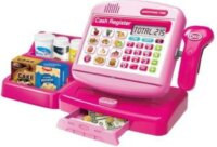 Magic Toys: Elektronikus pénztárgép kiegészítőkkel - Rózsaszín