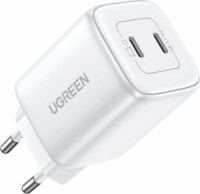 Ugreen Nexode Dual 2x USB-C Hálózati töltő - Fehér (45W)