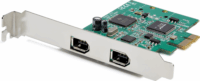 Startech PEX1394A2V2 2x FireWire 400 port bővítő PCIe kártya