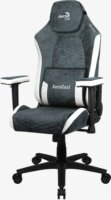 AeroCool Crown AeroSuede Gamer szék - Kék/Fehér