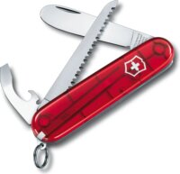 Victorinox My First VICTORINOX H zsebkés Svájci bicska - Átlátszó Piros