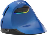 Delux M618Mini Wireless Vertikális Egér - Kék