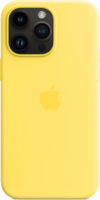 Apple MagSafe-rögzítésű iPhone 14 Pro Max Gyári Szilikontok - Kanári Sárga