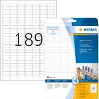 Herma 25,4 x 10 mm Etikett tintasugaras és lézernyomtatóhoz (4725 címke / csomag)