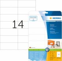 Herma Premium 105 x 42,3 mm Etikett tintasugaras és lézernyomtatóhoz (350 címke / csomag)