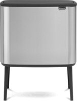 Brabantia Bo Touch 3 x 11 literes érintőfedeles fém Szelektív szemetes - Inox