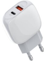Ldnio A2313C USB-A / USB-C Hálózati töltő + USB-C - Lightning kábel - Fehér (18W)