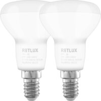 Retlux REL 38 LED R50 izzó 6W 510lm 3000K E14 - Meleg fehér (2db)