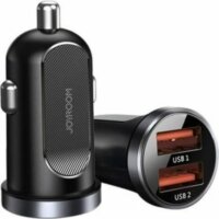 Joyroom C-A09 2x USB-A Autós töltő - Fekete (30W)