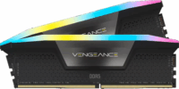 Corsair 64GB / 6400 Vengeance RGB Black (Intel XMP) DDR5 RAM KIT (2x32GB)