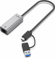 Unitek U1313C USB-A / USB-C apa - RJ45 anya Adapter