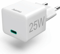 Hama mini USB-C Hálózati adapter - Fehér (25W)