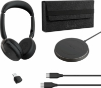 Jabra Evolve2 65 Flex Duo WLC Wireless Headset - Fekete