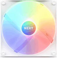 NZXT F140 RGB Core 140mm PWM RGB Rendszerhűtő - Fehér