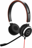 Jabra Evolve 40 UC Duo Vezetékes Headset - Fekete