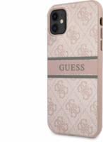 Guess 4G Printed Stripe Apple iPhone 11 Tok - Rózsaszín/Mintás