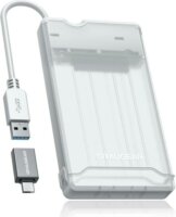 Graugear G-2503-AC 2.5" USB 3.2 Külső HDD/SSD ház - Átlátszó