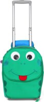 Affenzahn Finn Frosch Puhafedeles kétkerekes gyermekbőrönd - Zöld