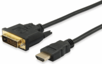 Equip 119329 HDMI - DVI-D Kábel 10m - Fekete