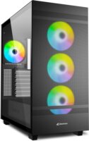 Sharkoon Rebel C50 RGB Számítógépház - Fekete