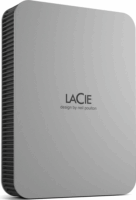 LaCie 4TB Mobile Drive (2022) USB Type-C Külső HDD - Ezüst
