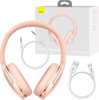 Baseus Encok D02 Pro Wireless Fejhallgató - Rózsaszín